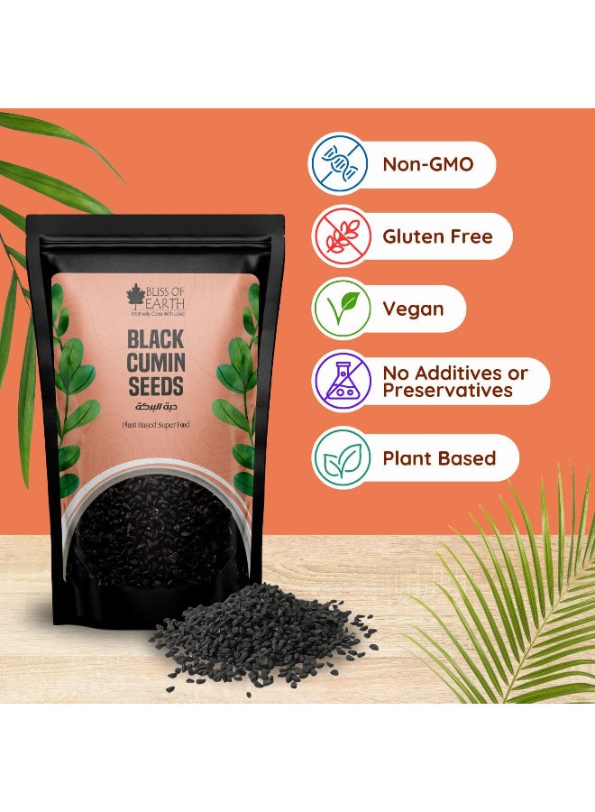 Bliss of Earth Black Cumin Seeds 100g | Kalonji Nigella Sativa Whole Seeds | Premium Natural Spice | Fresh Aromatic Cooking Ingredient | Indian & Middle Eastern Seasoning | Raw Clean Seeds for Baking, Pickles & Daily Use - Image 3